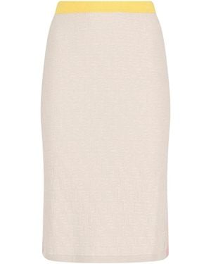 Fendi Midi Skirt - White