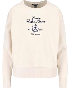 Ralph Lauren Logo Sweatshirt - White