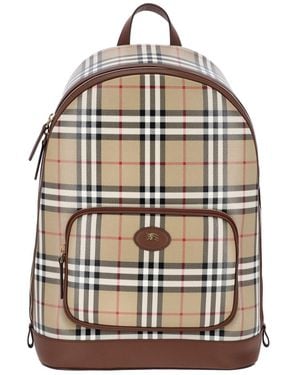 Burberry Backpack “Check” - White