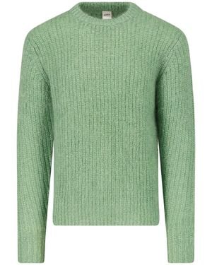 Aspesi Mohair And Wool Sweater - Green