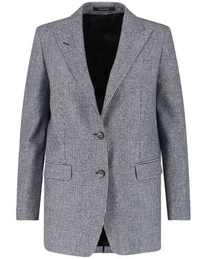 Tagliatore Pied De Poule Patterned Blazer - Gray