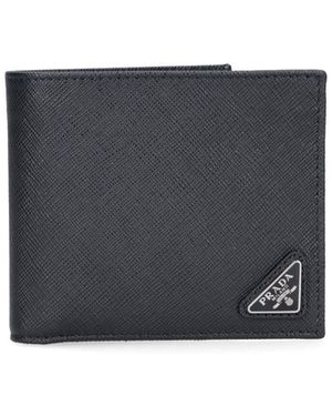 Prada Logo Wallet - Black