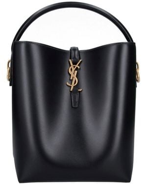 Saint Laurent Bucket Bag "Le 37" - Black