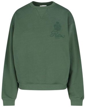 FRAME Felpa Girocollo "Ritz" - Verde