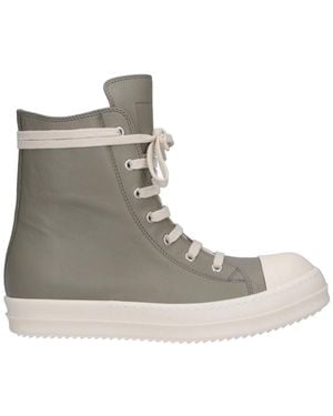 Rick Owens Leather Trainers - Brown