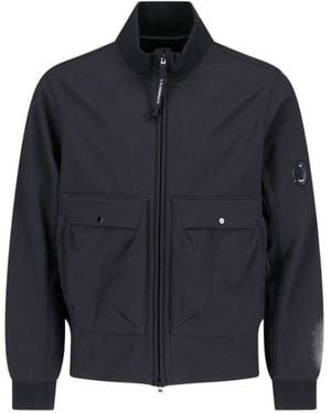 C.P. Company Shell-R Bomber Jacket - Blue