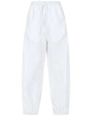 Rohe Wide Trousers "Balloon" - White