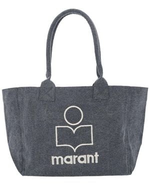 Isabel Marant Yenky Zipped Tote Bag - Blue