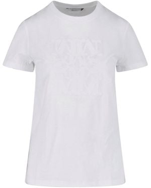 Max Mara T-Shirt Logo - White