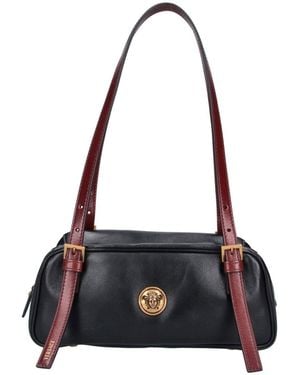 Versace 'Emblème' Nappa Leather Bag - White