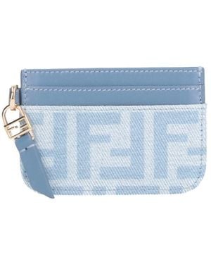 Fendi Cardholder "Baguette" - Blue