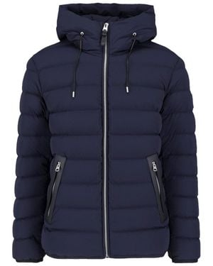 Mackage Down Jacket With Hood "Jack" - Blue