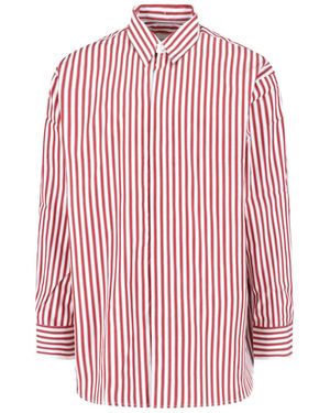 Ami Paris Striped Shirt - Pink