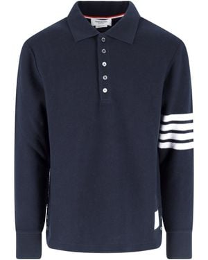 Thom Browne Maglia "4-Bar" - Blu