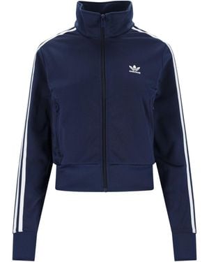 adidas 100% Polyester Sweatshirt Sweater - Blue