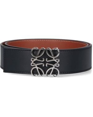Loewe Reversible Belt "Anagram" - Black