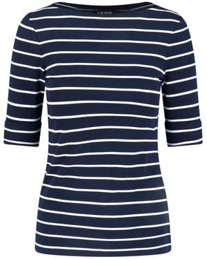 Ralph Lauren Striped Jumper - Blue