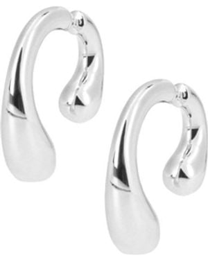 Panconesi Earrings "P" - Metallic