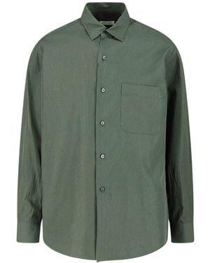 Kaptain Sunshine Striped Shirt - Green