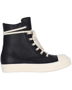 Rick Owens High-top Trainers "hollywood" - Black