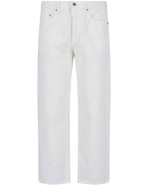 Golden Goose Straight-Leg Jeans With Five-Pocket Design - White