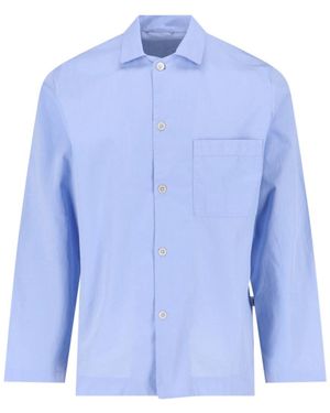 Tekla Pyjama Shirt - Blue