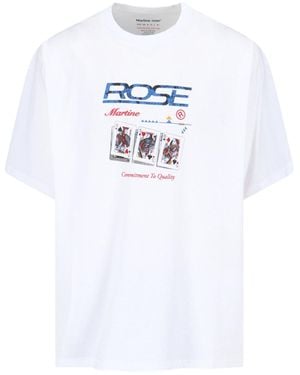 Martine Rose T-Shirt Oversize - Bianco