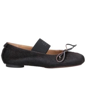 MM6 by Maison Margiela Ballerinas “Anatomic” - Black