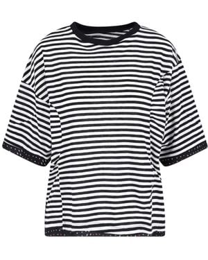 Undercover Striped T-Shirt - Black