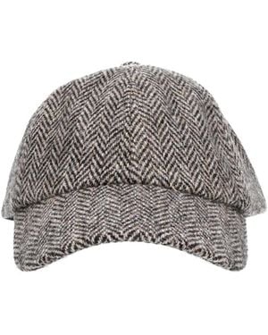 Paul Smith Wool Baseball Cap - Gray