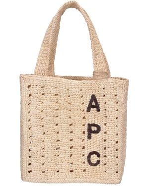A.P.C. Tote Bag "June" - Natural