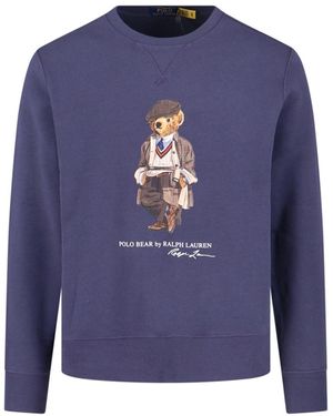 Polo Ralph Lauren Logo Sweatshirt - Blue