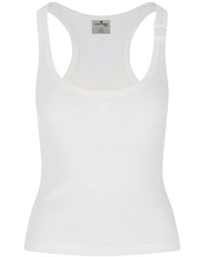Courreges Tank Top "90'S" - Bianco