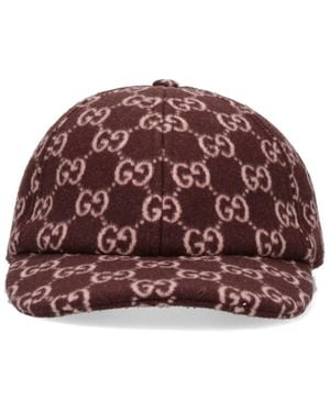 Gucci Silk Baseball Cap - Red