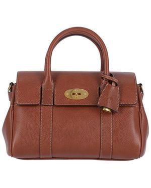 Mulberry "Bayswater Satchel" Bag - Brown