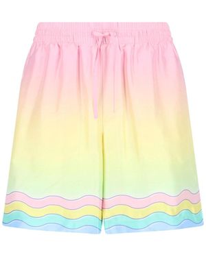 CASABLANCA For The Love Of Dance Silk Shorts - Pink