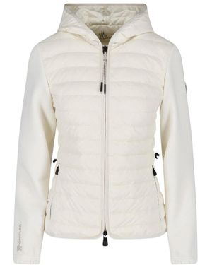Moncler Padded Cardigan - White