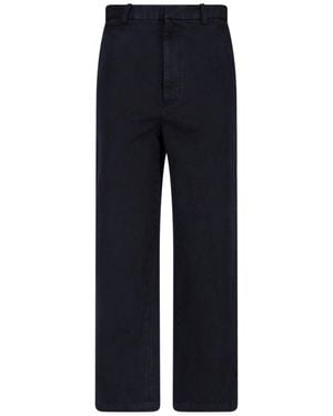AURALEE Straight Trousers - Blue