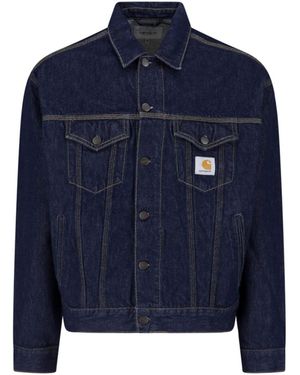 Carhartt Jacket Buttons "Helston" - Blue