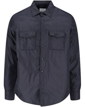 Aspesi Giacca Camicia Nylon - Blu