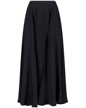 Anine Bing Christina Midi Skirt - Blue