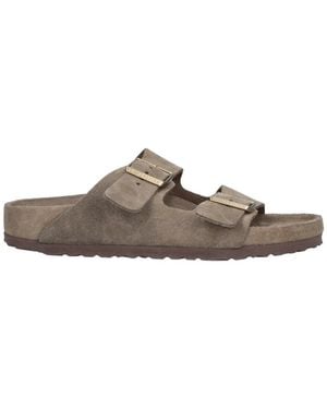 Birkenstock Suede Sandals "Arizona" - Grey