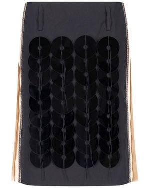 Marni Embellished Mini Skirt - Black