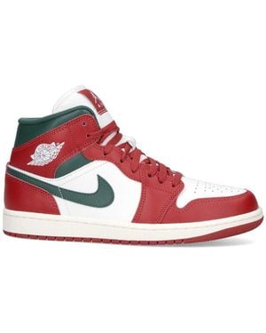 Nike Sneakers Air 1 Mid - Rosso