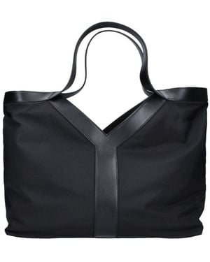 Saint Laurent Large Tote Bag "Y" - Black