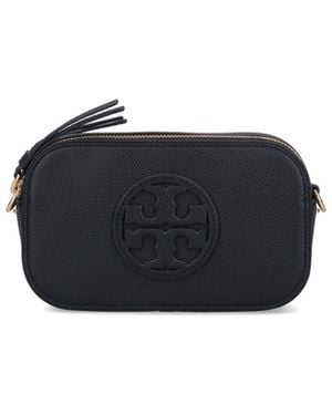 Tory Burch Cow Leather Crossbody Bag - Black