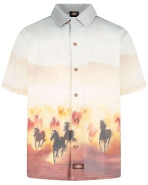 Dickies Camicia "Running Wild" - Bianco