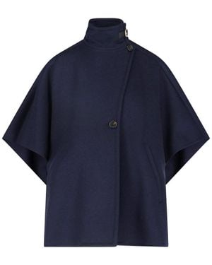 Max Mara Cashmere Cape - Blue