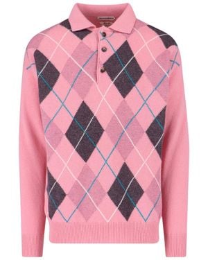 JW Anderson X Pringle Of Scotland Jumper - Pink