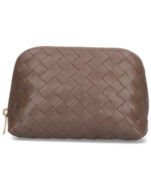 Bottega Veneta Pochette "Intrecciato" - Marrone
